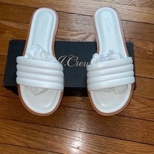 Jcrew slip on sandals
